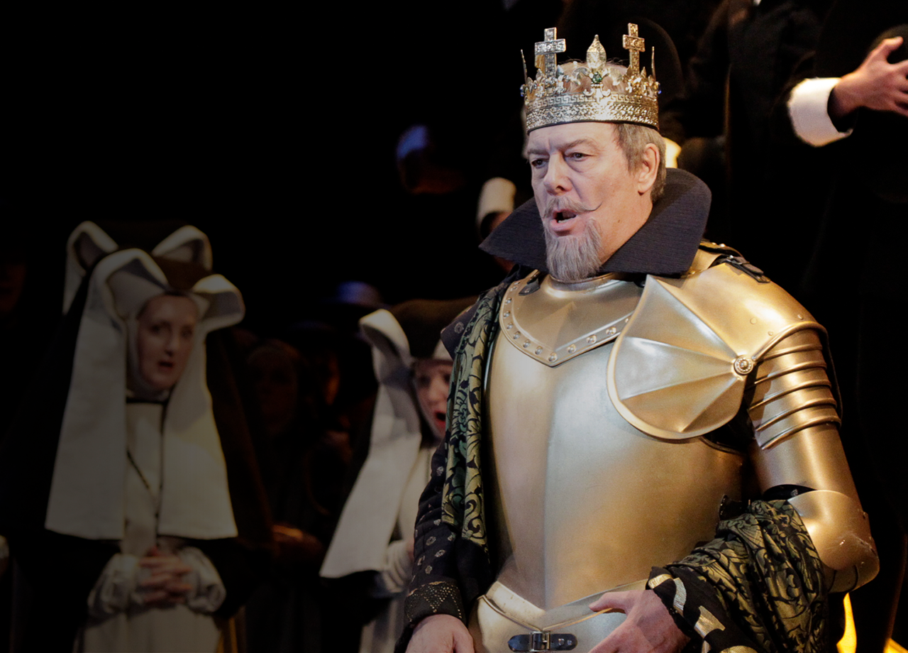 Ferruccio Furlanetto in a performance of Don Carlos