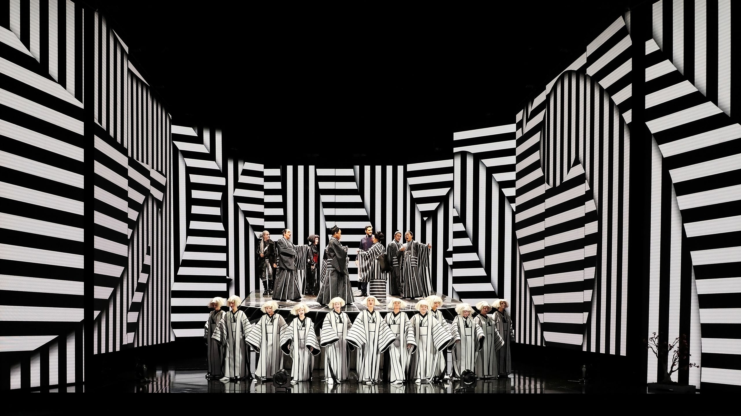 The Opera Australia Chorus in Opera Australia's production of Madama Butterfly